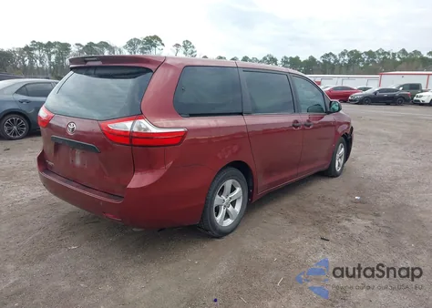 2016 Toyota Sienna L 7 Passenger из США, поврежденный, VIN 5TDZK3DC9GS737566